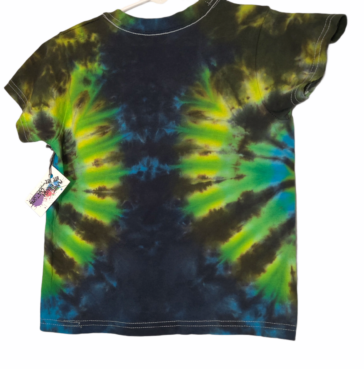 Manic Brush Customs Kids Fright Galaxy Tie Dye T-Shirt XS