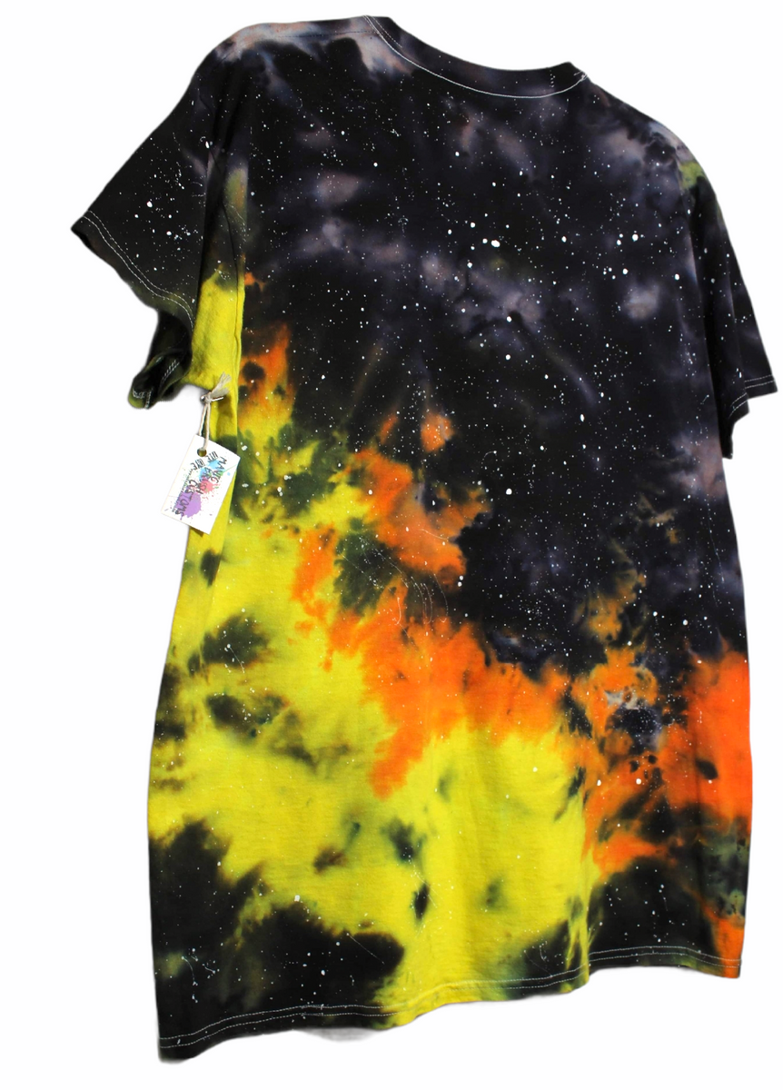 Manic Brush Customs Reverse Rainbow Galaxy Tie Dye T-Shirt Small