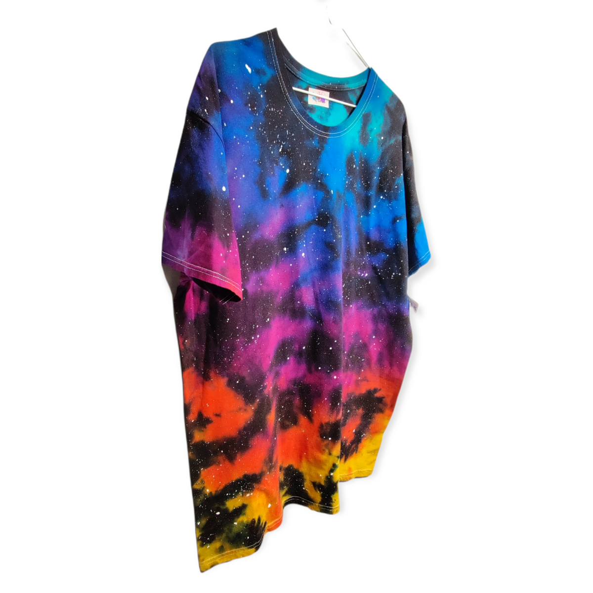 Spacy Shirts Hand Designed Pastel Galaxy Tie-Dye Shirt XL / Regular