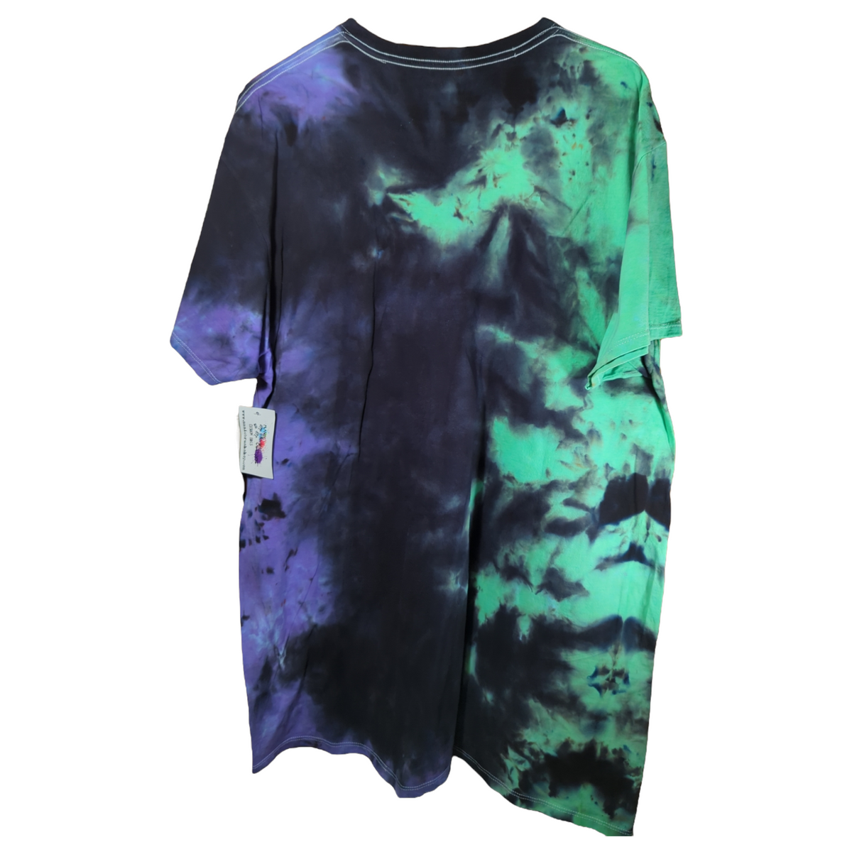 Blue Camo Tie Dye Shirt Blue Tie Dye T Shirt Blue and Black 