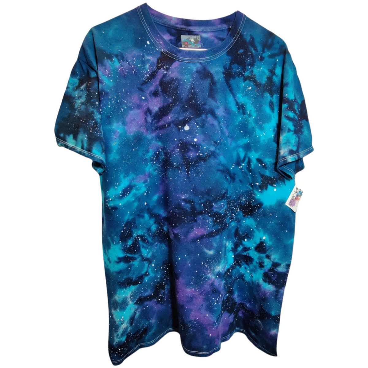 galaxy tie-dye technique