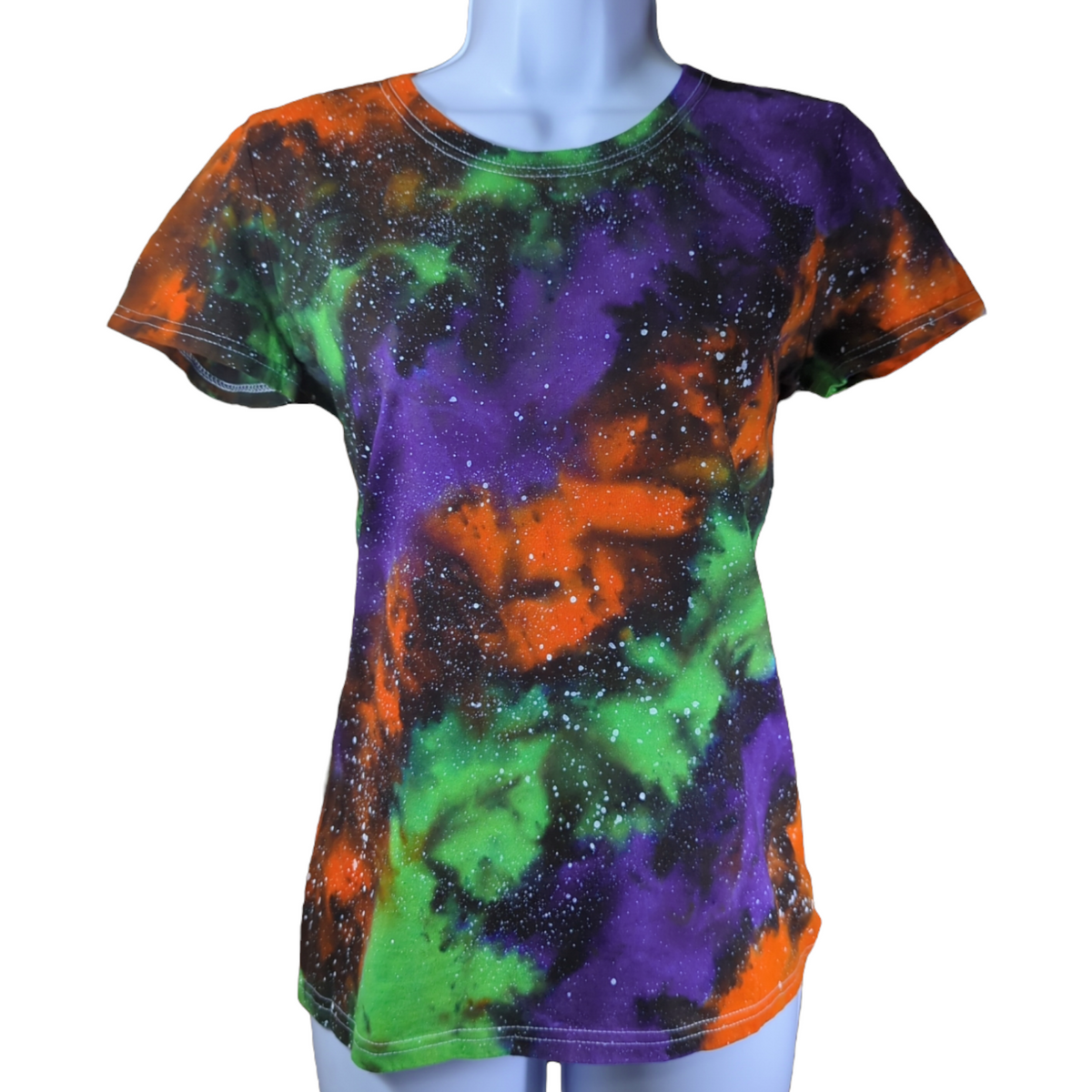 Manic Brush Customs Kids Fright Galaxy Tie Dye T-Shirt XS