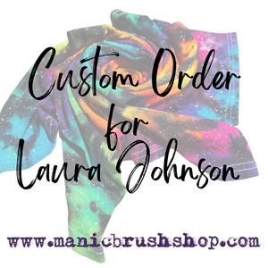 Manic Brush Customs Rainbow Galaxy Tie Dye T-Shirt Medium