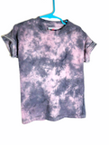 Kids Dusty Rose/Grey Tie Dye T-shirt XS