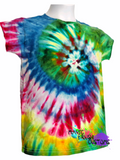 Kids Ice Dyed Spiral T-shirt SMALL