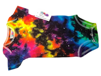 Reverse Rainbow Galaxy Tie Dye Onesie 9 Months