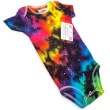 Reverse Rainbow Galaxy Tie Dye Onesie 9 Months