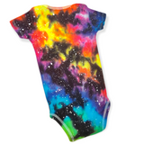 Reverse Rainbow Galaxy Tie Dye Onesie 9 Months