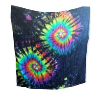 Double Spiral Rainbow Bamboo Blanket ( Swaddle)