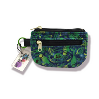 Large Alien Double Zipper Wallet