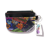 Double zipper wallet pouch