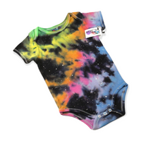 Pastel Rainbow Galaxy Tie Dye Onesie 9-12 Months