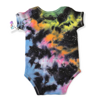 Pastel Rainbow Galaxy Tie Dye Onesie 9-12 Months