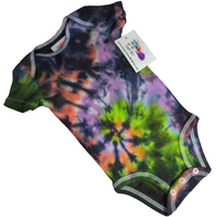 Nebula Spiral Galaxy Tie Dye Onesie 9 Months