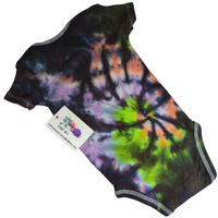 Nebula Spiral Galaxy Tie Dye Onesie 9 Months