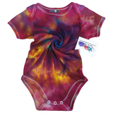 Ice Dyed Spiral Onesie 9-12 Months