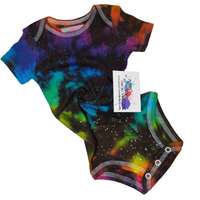 Rainbow Galaxy Onesie 9 Months