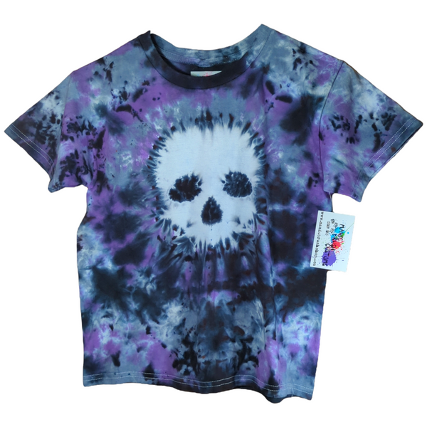 Skull Tie Dye T-shirt Kids Small