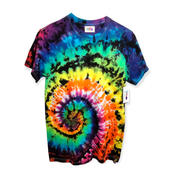 Rainbow Spiral Galaxy Tie Dye T-shirt