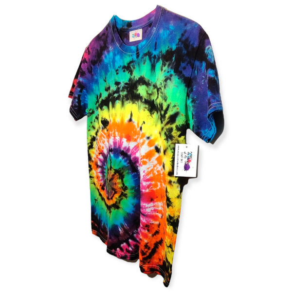Rainbow Spiral Galaxy Tie Dye T-shirt
