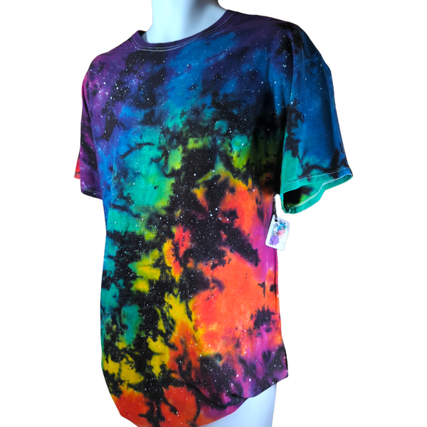 Deep Space Rainbow Galaxy Tie Dye T-shirt