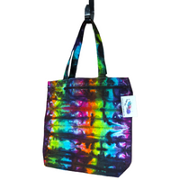 Tie Dyed Canvas Tote Bag