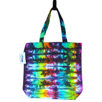 Tie Dyed Canvas Tote Bag