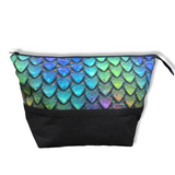 Large Rainbow Dragon Make Up Bag