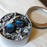 Bluu Galaxy Button Earrings